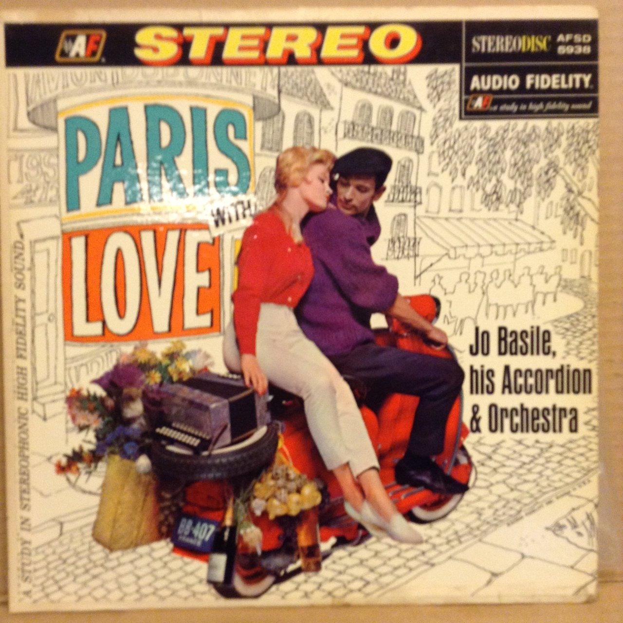 JO BASILE HIS ACCORDION & ORCHESTRA - PARIS WITH LOVE  2.EL PLAK