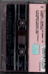 IRON MAIDEN - THE NUMBER OF THE BEAST (1988) FAME HOLLAND AMBALAJI AÇIK SIFIR KASET