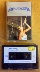 HELLOWEEN - PINK BUBBLES GO APE CASSETTE 1991 PAPER LABEL MADE IN TURKEY ''USED''