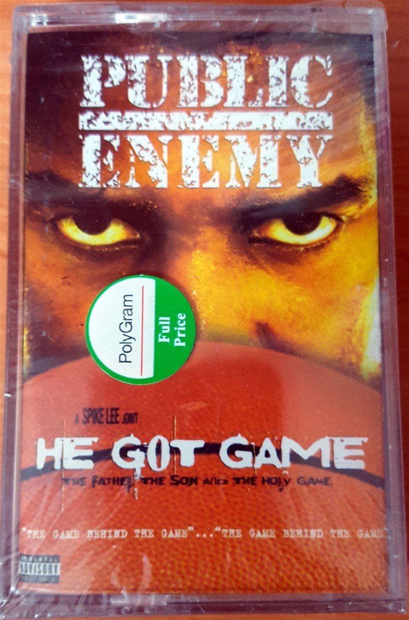 PUBLIC ENEMY - HE GOT GAME SOUNDTRACK CASSETTE MADE IN TURKEY ''NEW''