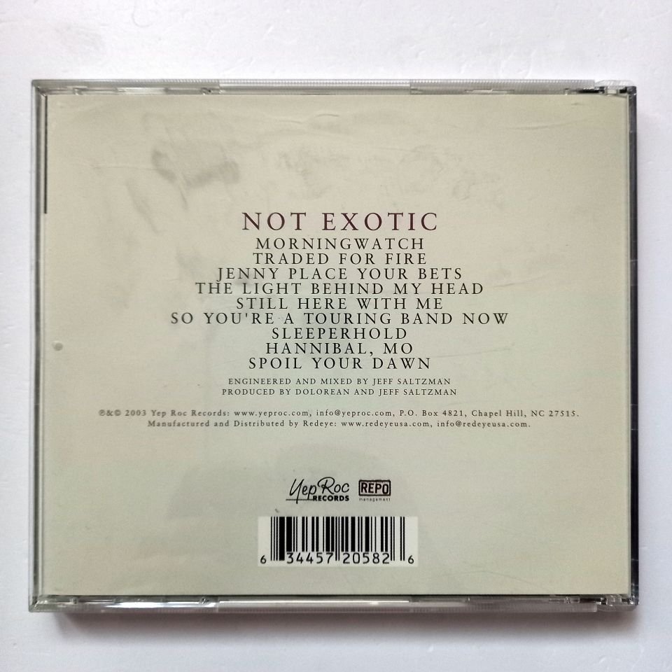 DOLOREAN – NOT EXOTIC (2003) - CD 2.EL