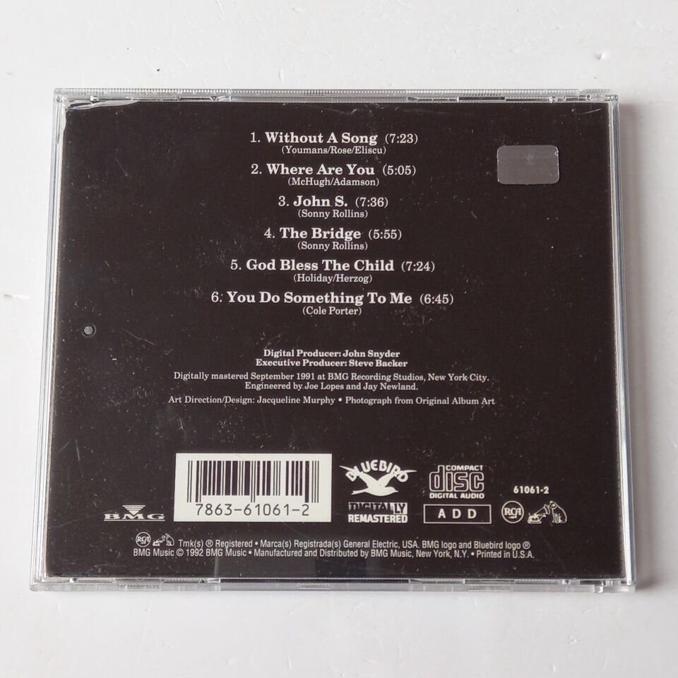 SONNY ROLLINS – THE BRIDGE (1962) - CD REMASTERED 1992 REISSUE 2.EL