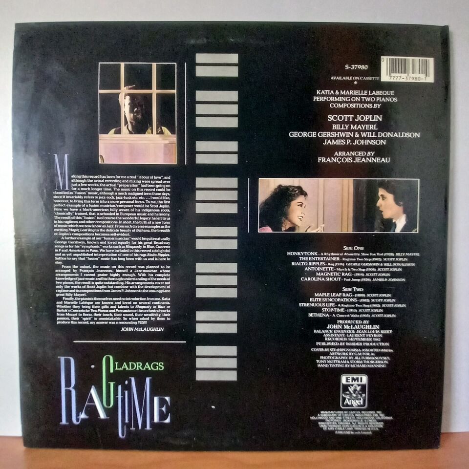 KATIA AND MARIELLE LABEQUE – GLADRAGS (1983) - LP 2.EL PLAK