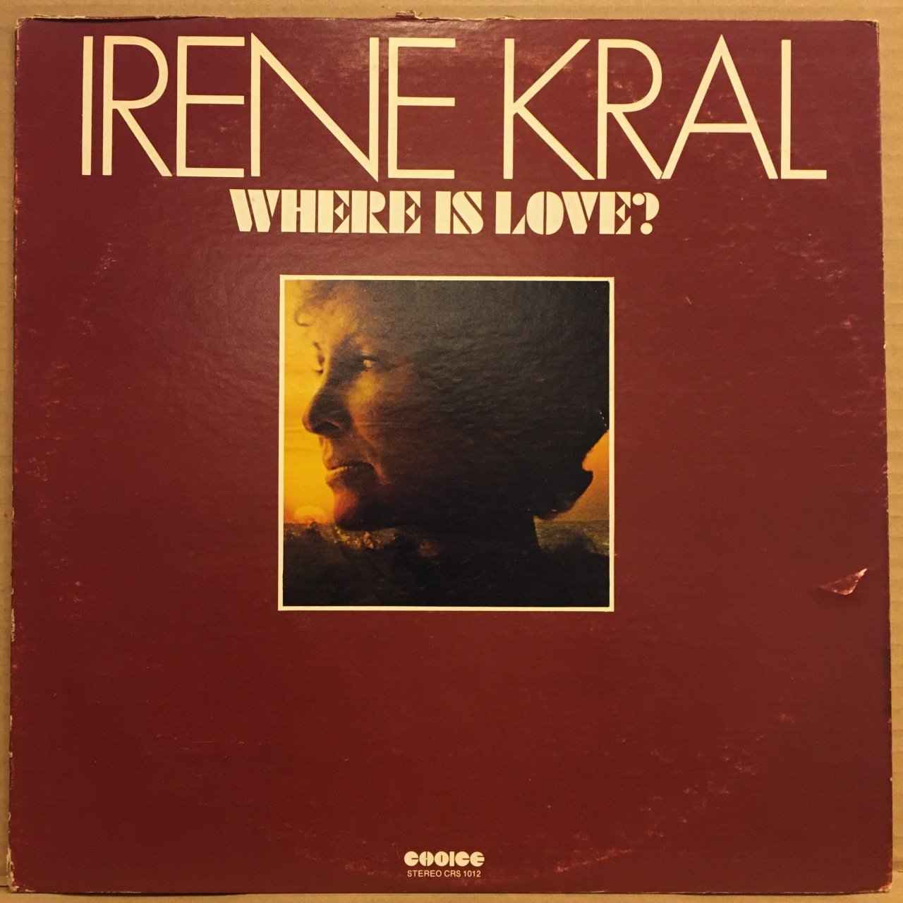 IRENE KRAL - WHERE IS LOVE (1975) 2.EL PLAK