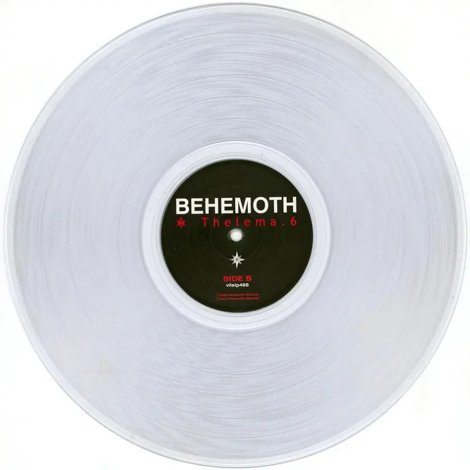 BEHEMOTH – THELEMA.6 (2000) - LP 2026 CRYSTAL CLEAR  COLOURED SIFIR PLAK