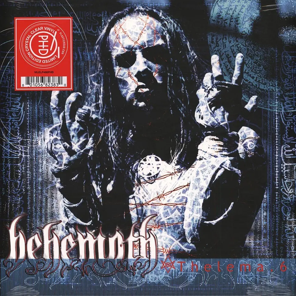 BEHEMOTH – THELEMA.6 (2000) - LP 2026 CRYSTAL CLEAR  COLOURED SIFIR PLAK