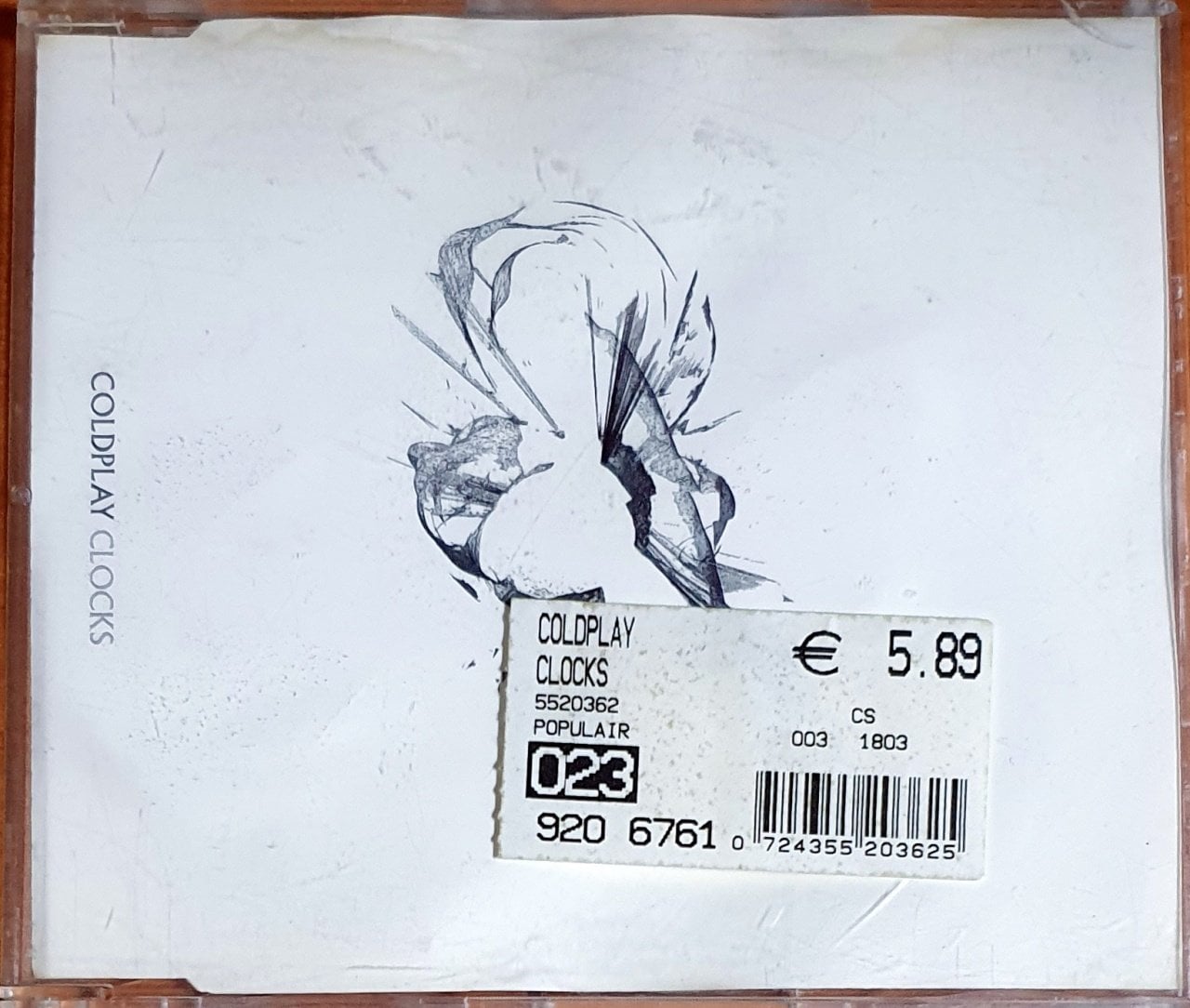 COLDPLAY - CLOCKS (2003) - CD SINGLE 2.EL