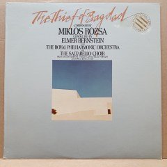 THE THIEF OF BAGDAD SOUNDTRACK / MIKLOS ROZSA, ELMER BERNSTEIN, THE ROYAL PHILHARMONIC ORCHESTRA, THE SALTARELLO CHOIR (1978) - LP PROMO 2.EL PLAK
