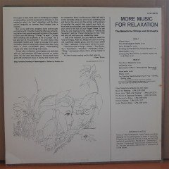 THE MELACHRINO STRINGS AND ORCHESTRA - MORE MUSIC FOR RELAXATION (1961) - LP 2.EL PLAK