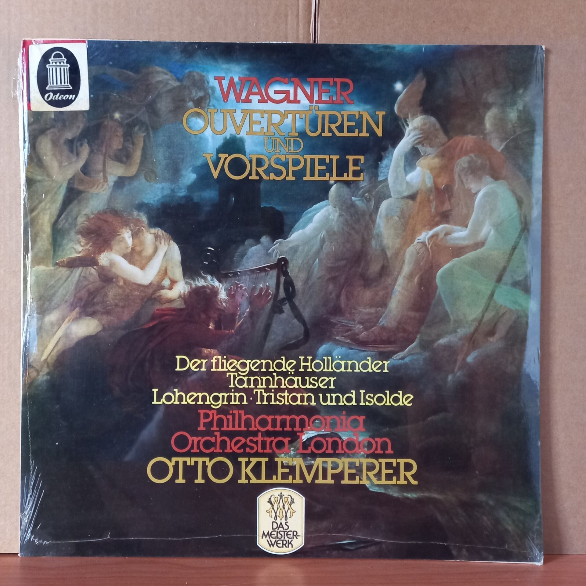 WAGNER: OUVERTÜREN UND VORSPIELE / PHILHARMONIA ORCHESTRA, OTTO KLEMPERER - LP DÖNEM BASKISI SIFIR PLAK