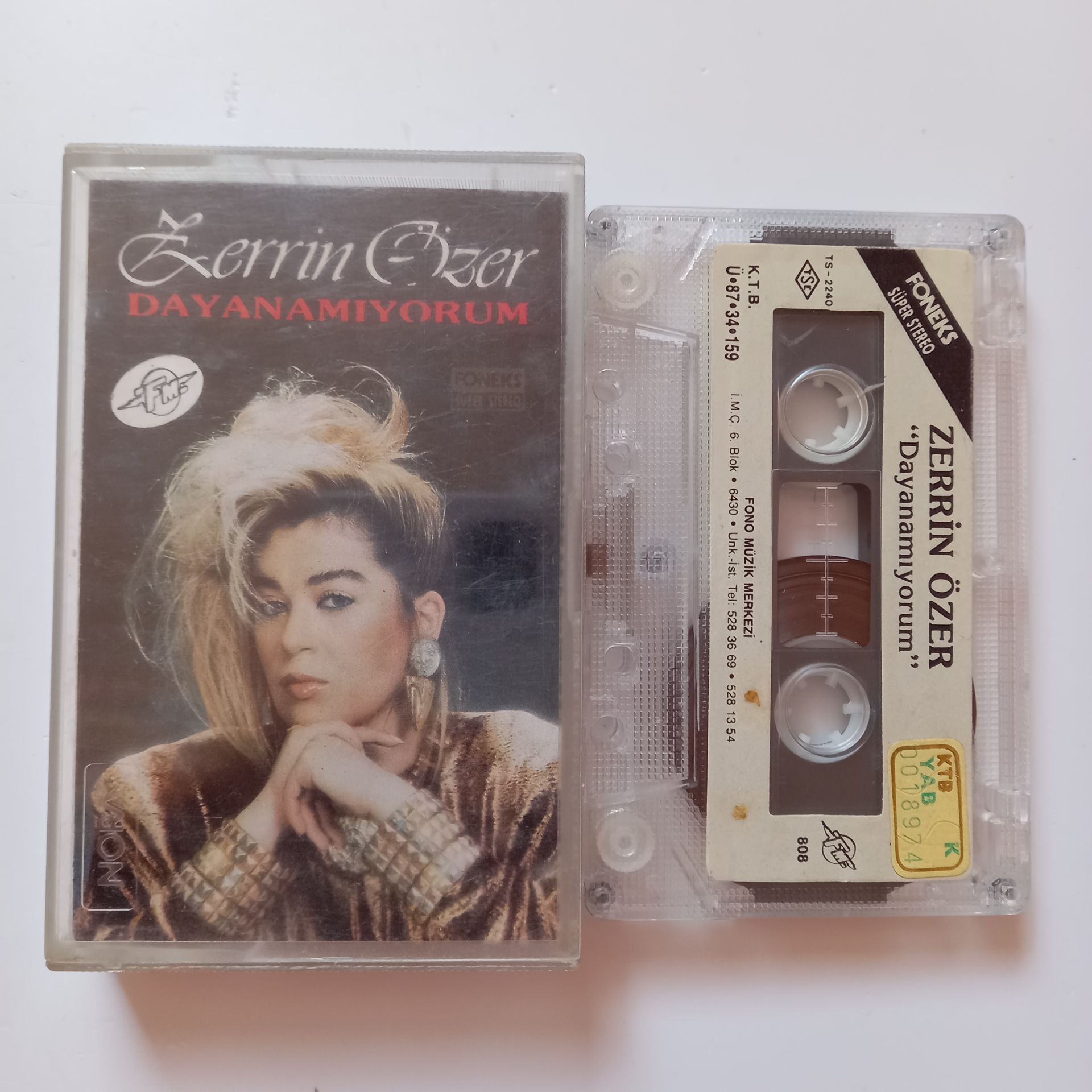 ZERRİN ÖZER - DAYANAMIYORUM (1987) - KASET 2.EL