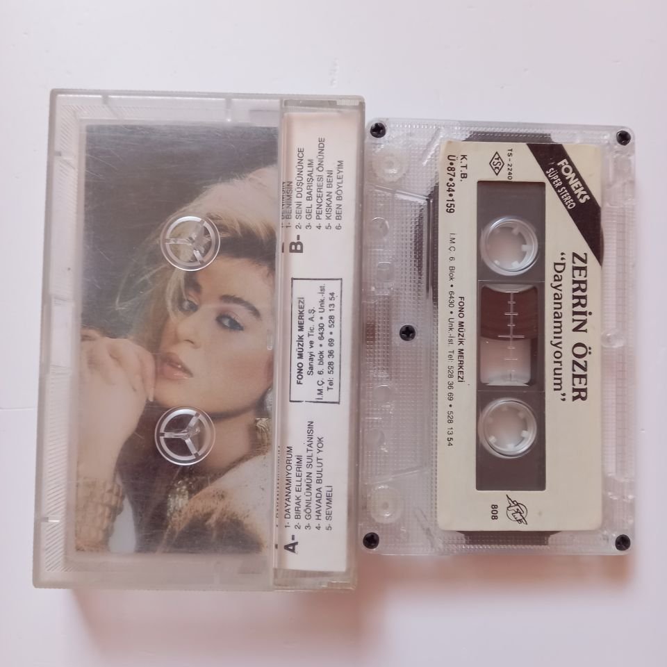 ZERRİN ÖZER - DAYANAMIYORUM (1987) - KASET 2.EL