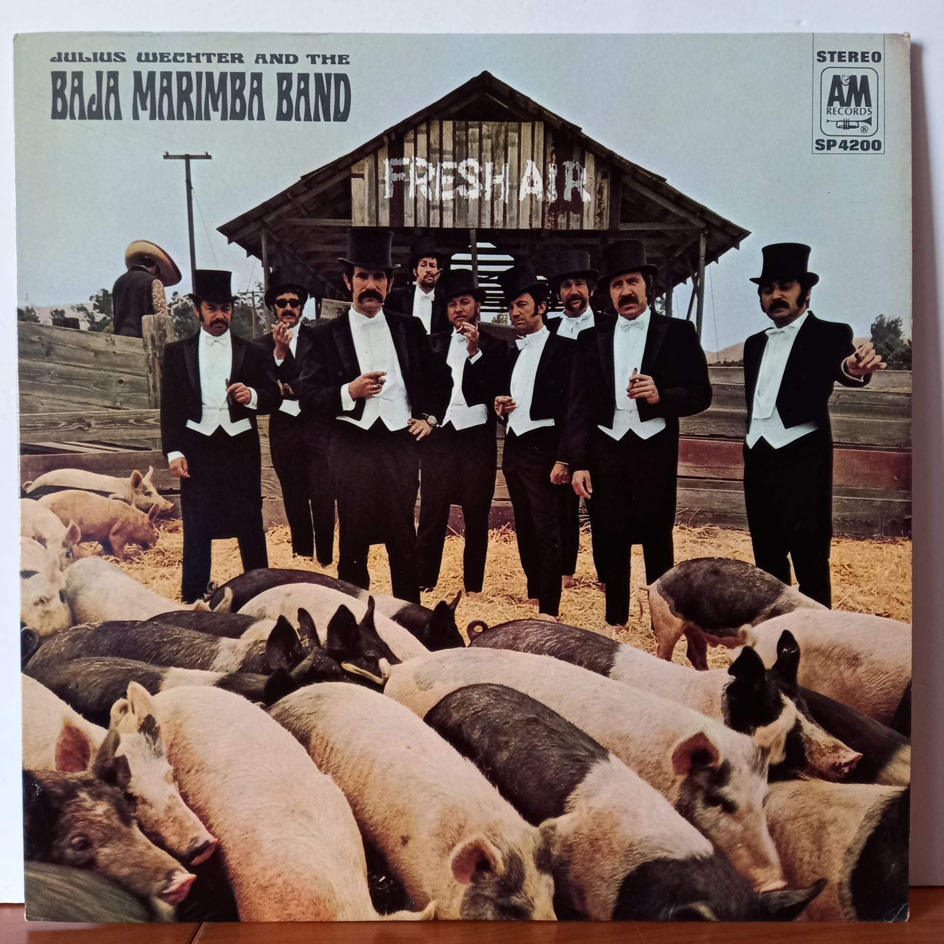 JULIUS WECHTER AND THE BAJA MARIMBA BAND – FRESH AIR - LP 2.EL PLAK