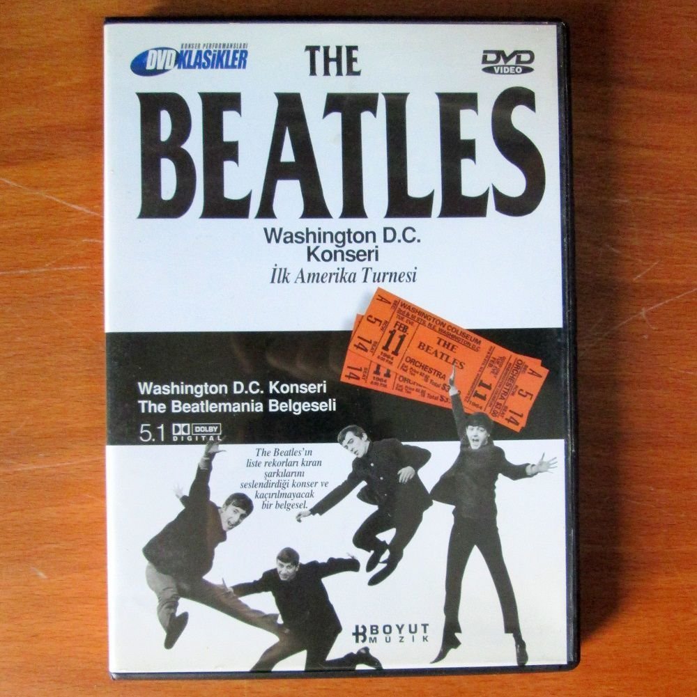 THE BEATLES - WASHINGTON D.C. KONSERİ - DVD 2.EL