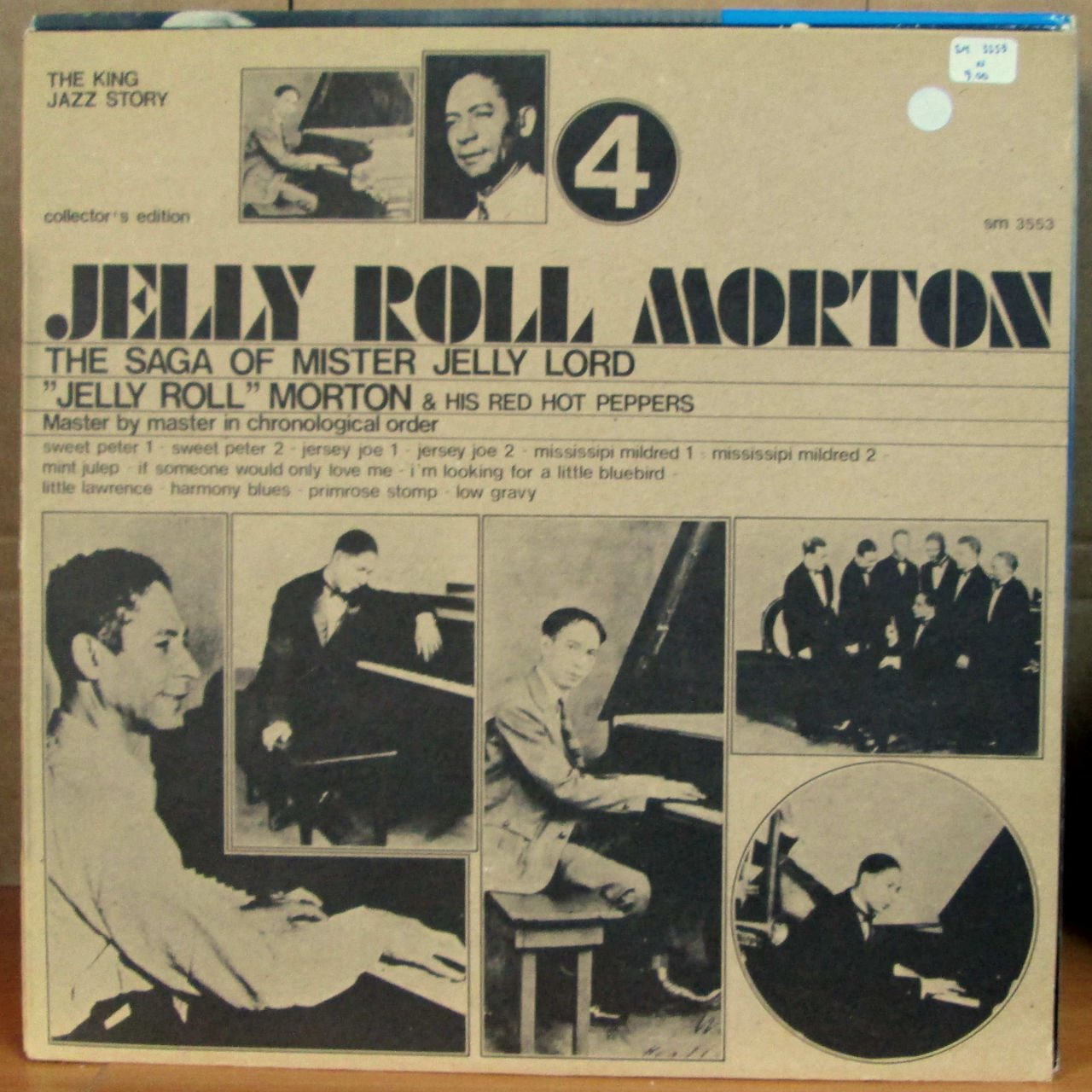 JELLY ROLL MORTON Vol. 4   LP 2.EL