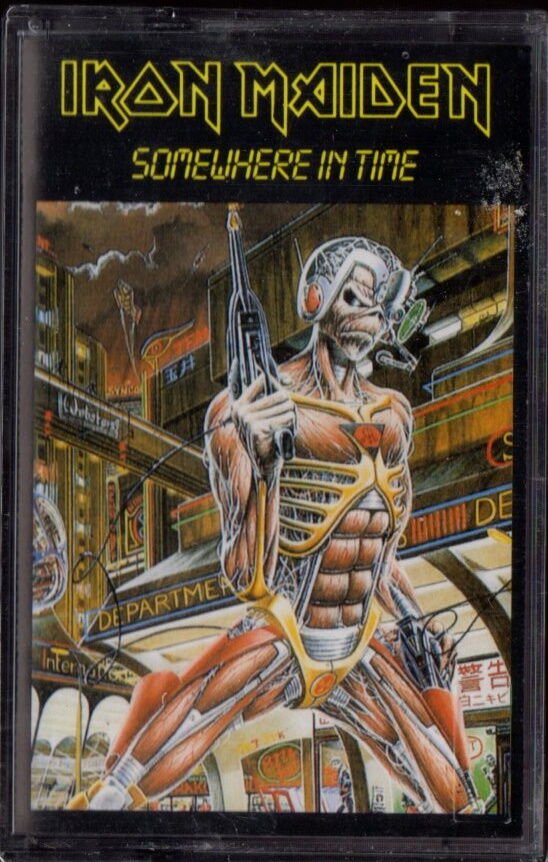 IRON MAIDEN - SOMEWHERE IN TIME - KASET SIFIR - EMI KENT MADE IN TURKEY