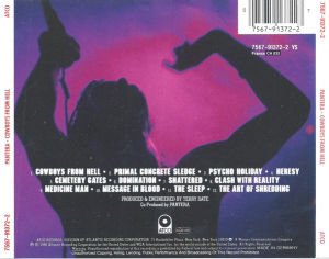 PANTERA - COWBOYS FROM HELL (1990) CD SIFIR