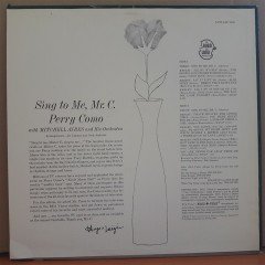 PERRY COMO - SING TO ME Mr. C. (1961) - LP 2.EL PLAK