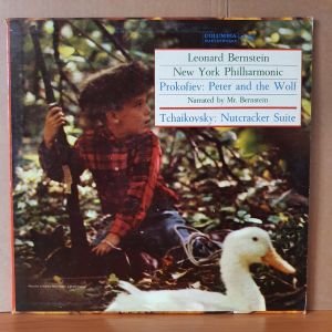 LEONARD BERNSTEIN / NEW YORK PHILHARMONIC / PROKOFIEV: PETER AND THE WOLF / TCHAIKOVSKY: NUTCRACKER SUITE (1960) - LP 2.EL PLAK