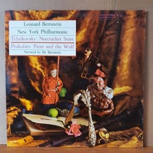 LEONARD BERNSTEIN / NEW YORK PHILHARMONIC / PROKOFIEV: PETER AND THE WOLF / TCHAIKOVSKY: NUTCRACKER SUITE (1960) - LP 2.EL PLAK