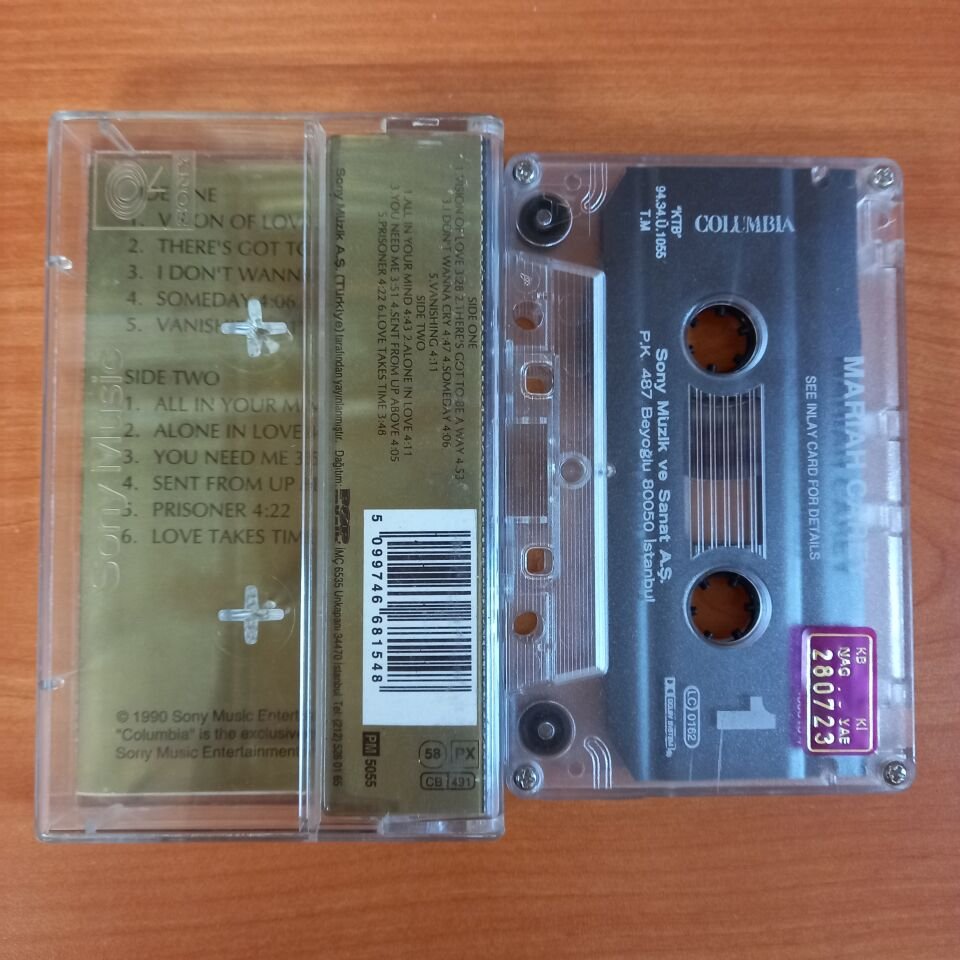 MARIAH CAREY - MARIAH CAREY (1990) - KASET 2.EL