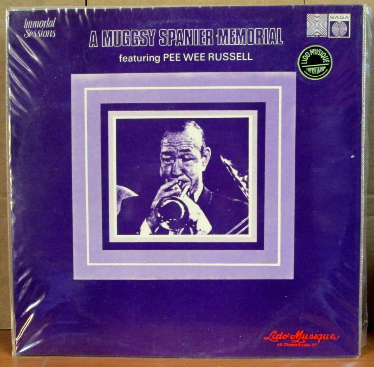 MUGGSY SPANIER MEMORIAL PEE WEE RUSSELL LP 2.EL