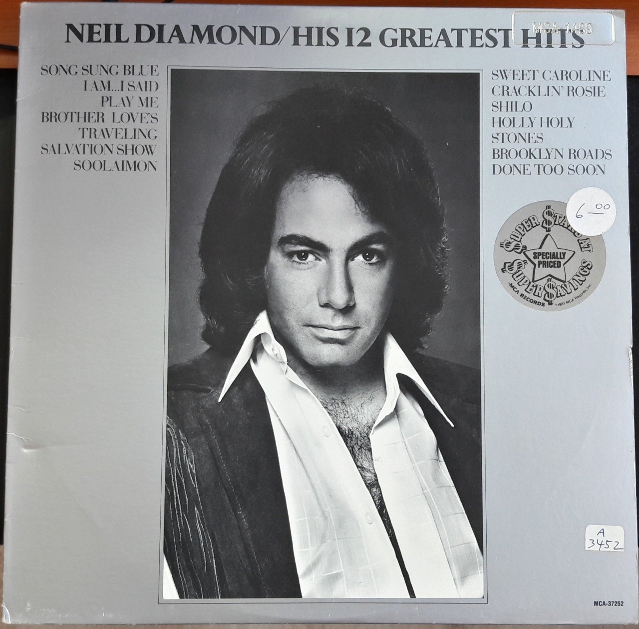NEIL DIAMOND - HIS 12 GREATEST HITS (1974) - 2.EL PLAK