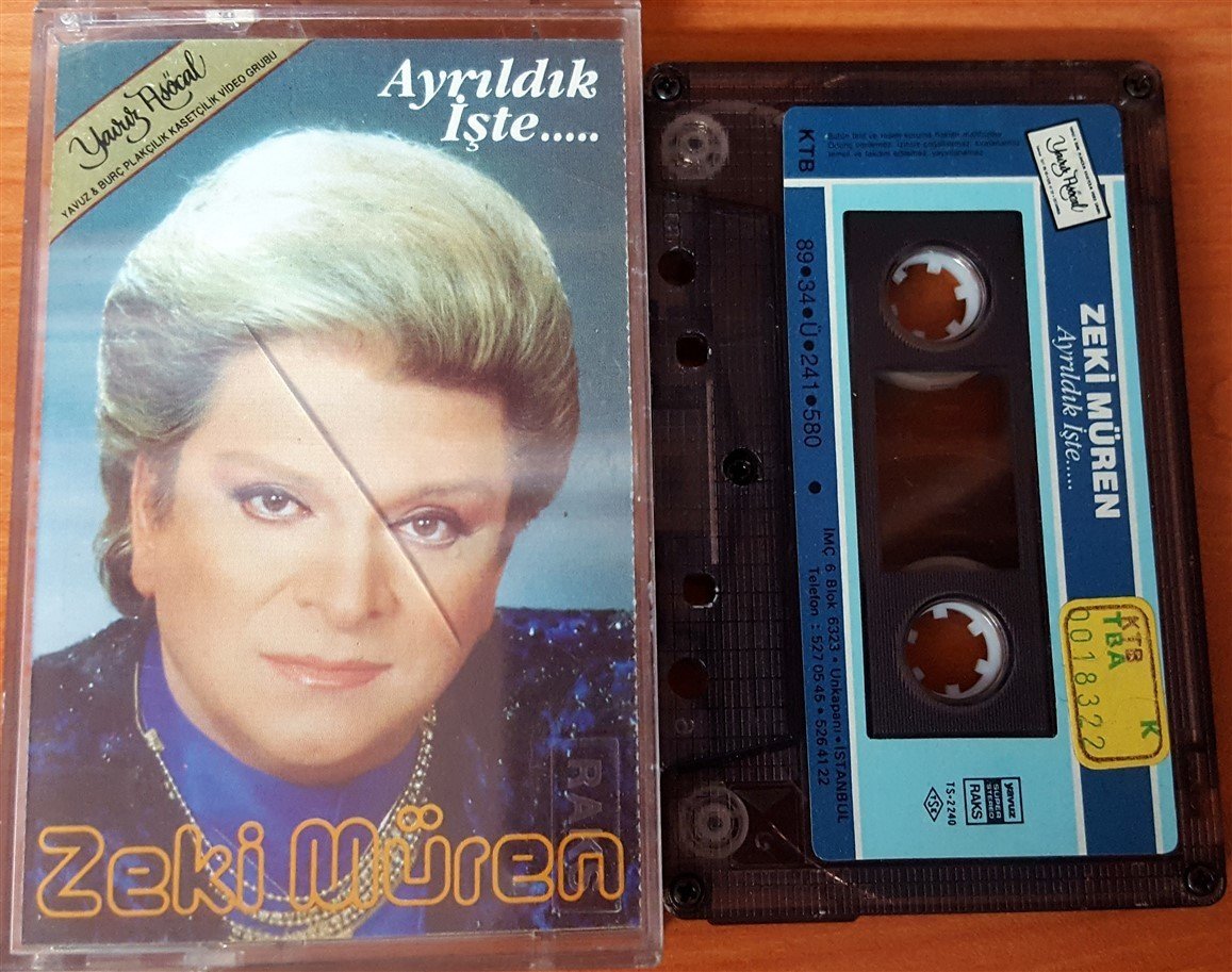 ZEKİ MÜREN - AYRILDIK İŞTE KASET 2.EL