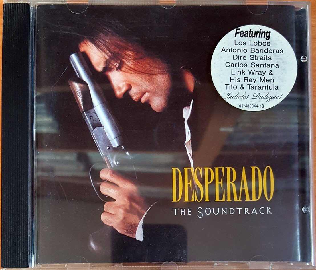 DESPERADO THE SOUNDTRACK / TITO & TARANTULA, LOS LOBOS, DIRE STRAITS, CARLOS SANTANA (1995) CD 2.EL