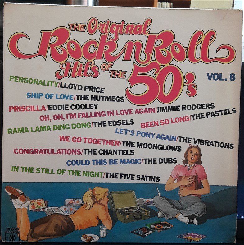 ORIGINAL ROCK 'N' ROLL HITS OF THE 50'S VOL.8 (1982) - PLAK 2.EL