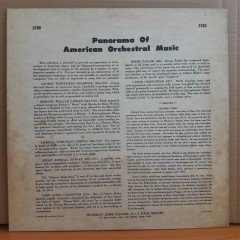 AMERICAN ORCHESTRAL MUSIC: PARKER, CHADWICK, HADLEY, GRIFFES, CARPENTER, TAYLOR, STRINGFIELD (1955) - LP 2.EL PLAK