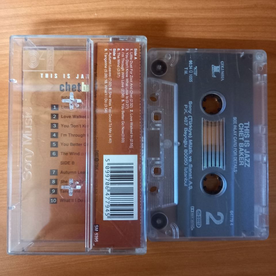 CHET BAKER - THIS IS JAZZ (1996) - KASET 2.EL