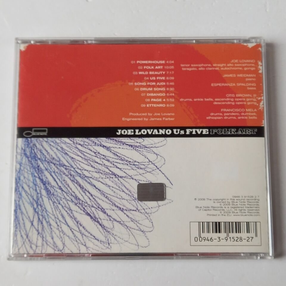JOE LOVANO US FIVE – FOLK ART (2009) - CD 2.EL