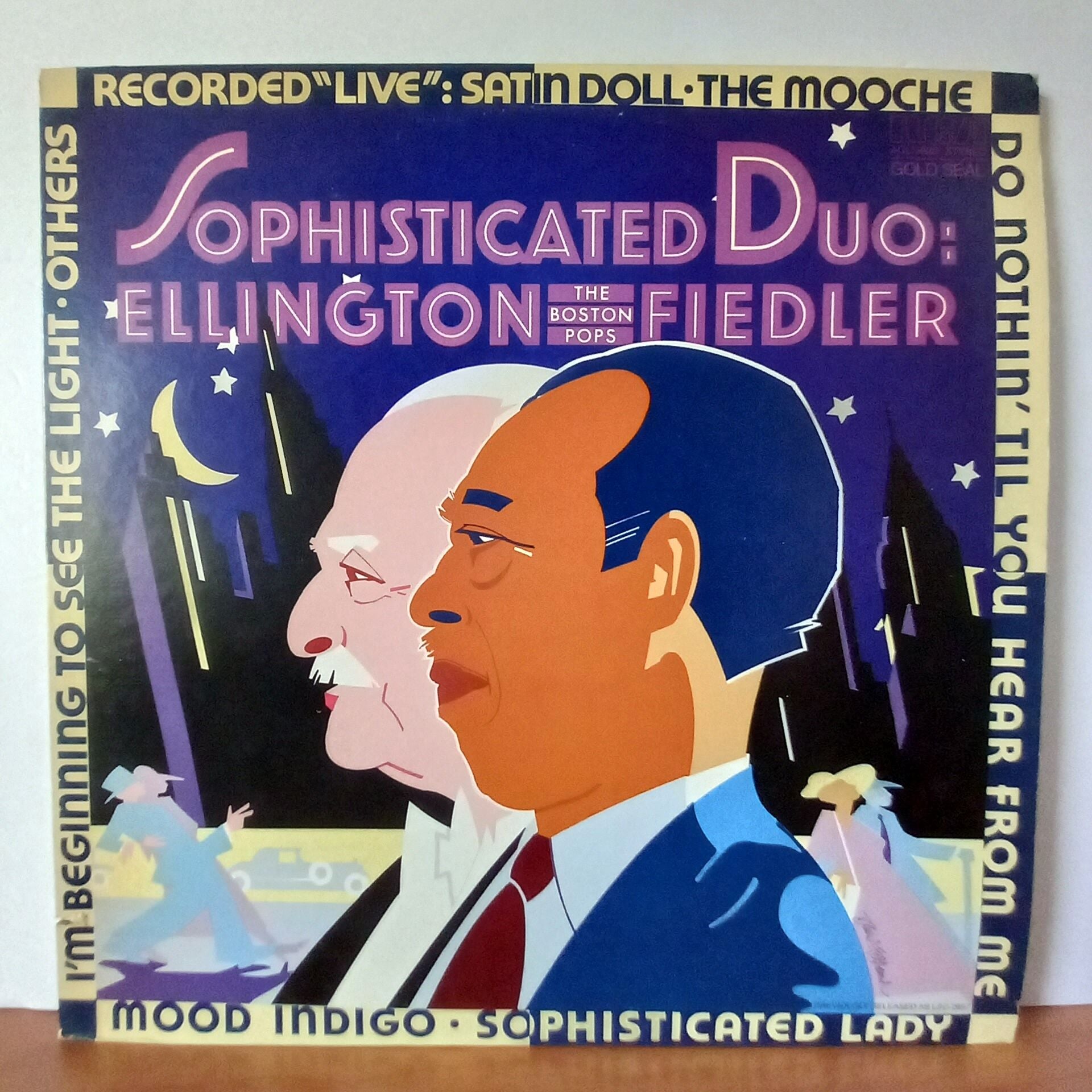 SOPHISTICATED DUO: ELLINGTON & FIEDLER / DUKE ELLINGTON, THE BOSTON POPS CONDUCTED BY ARTHUR FIEDLER (1981) - LP 2.EL PLAK
