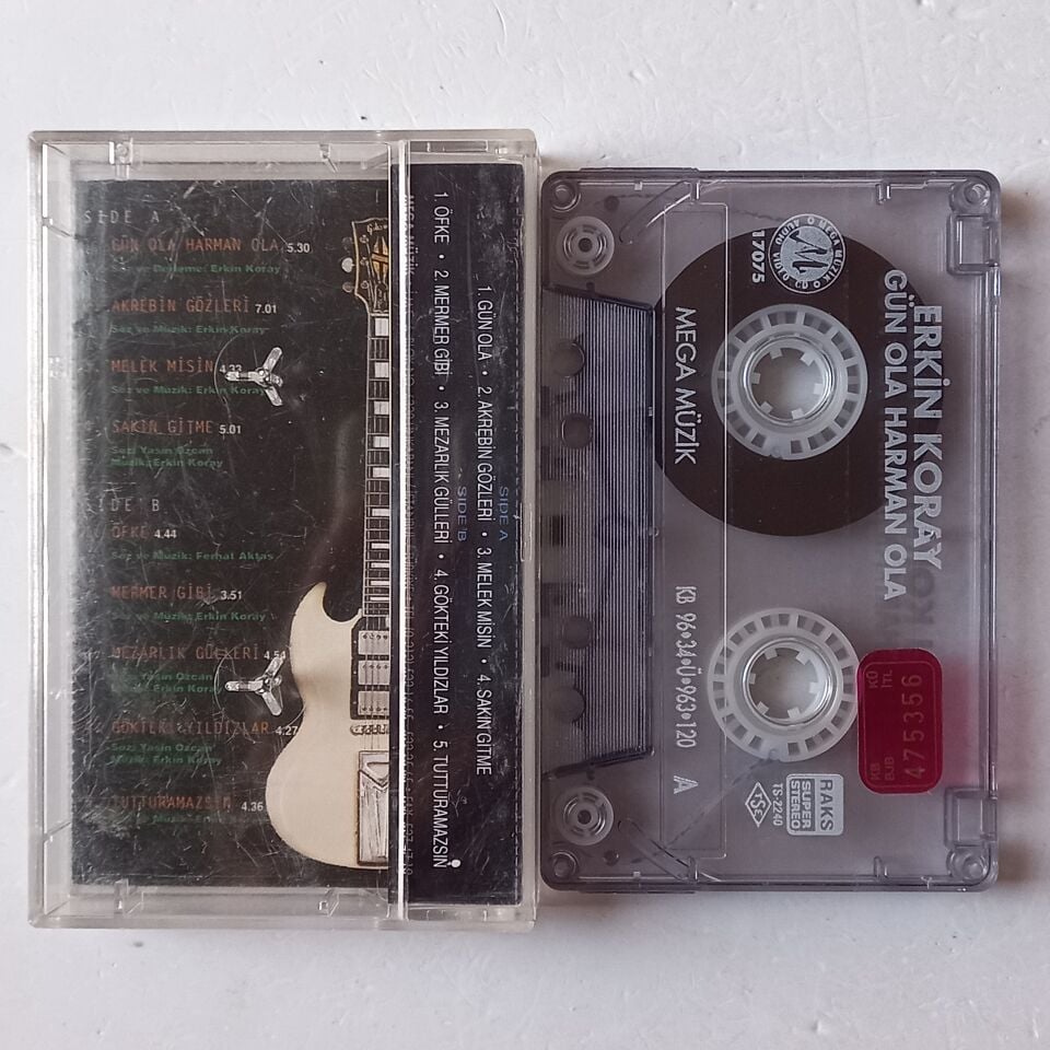 ERKİN KORAY - GÜN OLA HARMAN OLA (1996) - KASET 2.EL