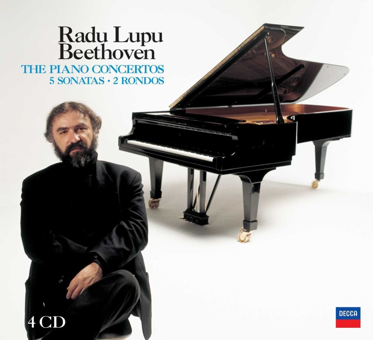 BEETHOVEN - PIANO CONCERTOS 3 SONATES 2 RONDOS / RADU LUPU (2011) - 4CD 2.EL
