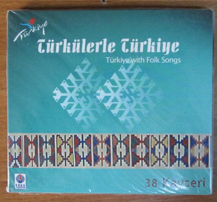 TÜRKÜLERLE TÜRKİYE 38 KAYSERİ CD SIFIR