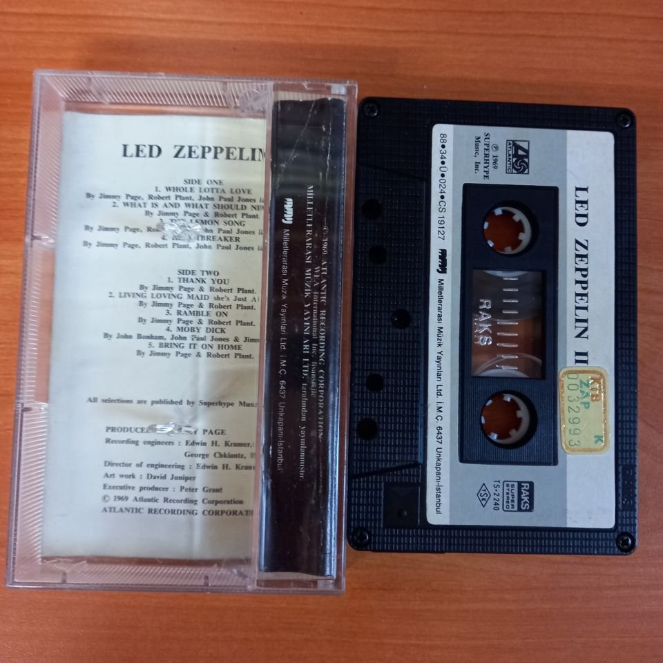 LED ZEPPELIN - LED ZEPPELIN II (1988) - KASET 2.EL