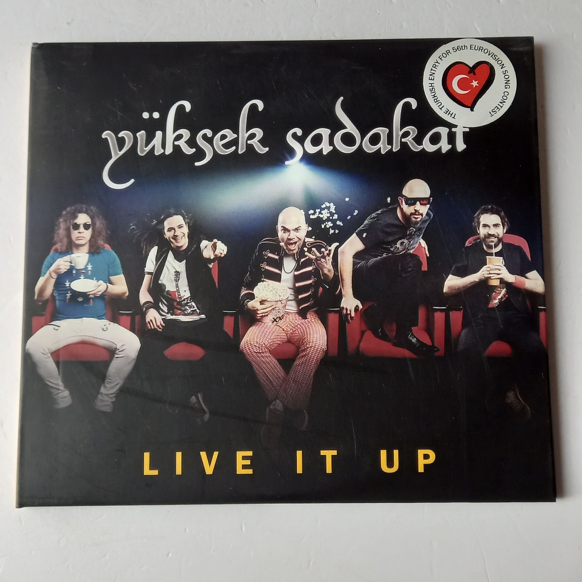 YÜKSEK SADAKAT - LIVE IT UP (2011) - CD + DVD SINGLE DIGIPAK 2.EL
