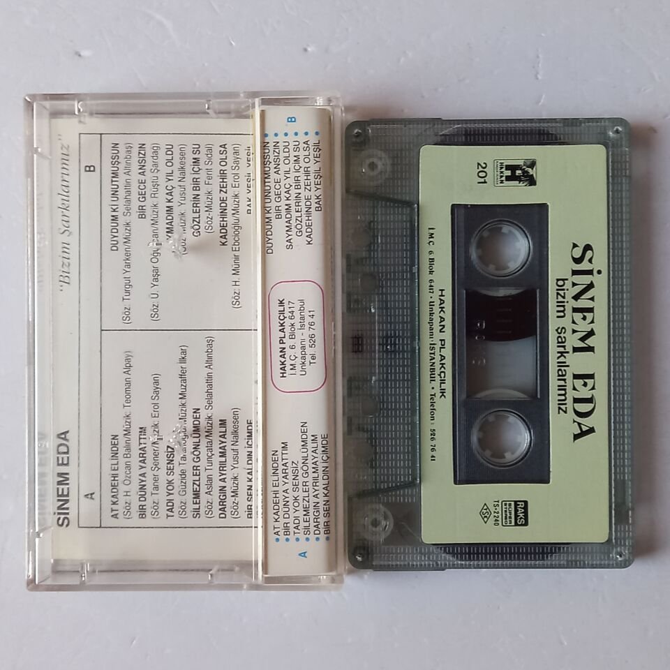 SİNEM EDA - BİZİM ŞARKILARIMIZ - KASET 2.EL