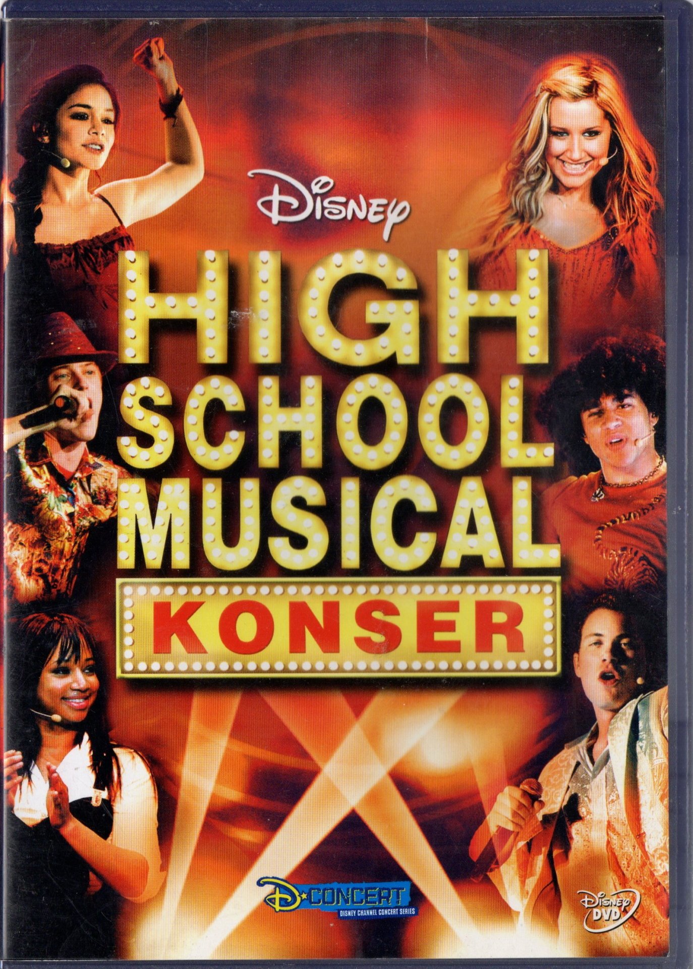 HIGH SCHOOL MUSICAL : KONSER - THE CONCERT - DISNEY - DVD 2.EL