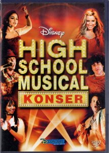 HIGH SCHOOL MUSICAL : KONSER - THE CONCERT - DISNEY - DVD 2.EL