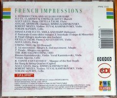 FRENCH IMPRESSIONS INCLUDING THE WORKS OF RAVEL, DEBUSSY, ROUSSEL & CAPLET (1988) PWK CLASSICS CD 2.EL