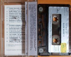 THE BEST OF SLOW MUSIC 4 / COMMODORES, PATRICIA KAAS, DAVID HALLYDAY, GIANNA NANNINI (1989) PLAKSAN KASET 2.EL
