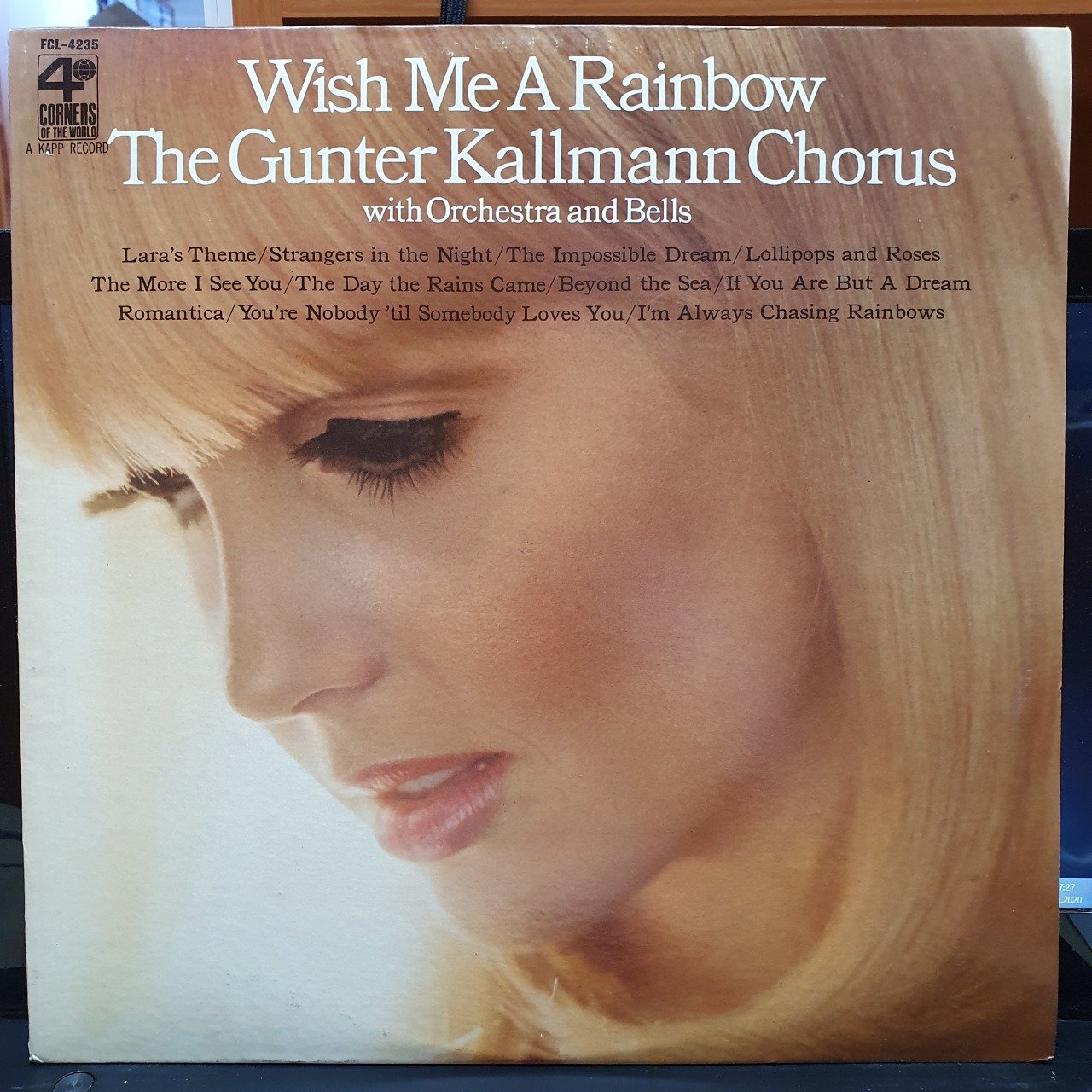 THE GUNTER KALLMANN CHORUS - WISH ME A RAINBOW (1966) - LP 2.EL PLAK