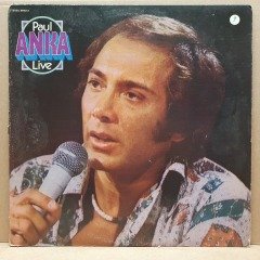 PAUL ANKA - LIVE (1975) - LP 2.EL PLAK