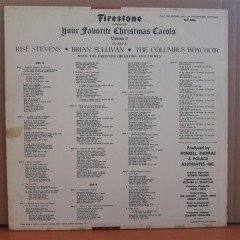 YOUR FAVORITE CHRISTMAS CAROLS VOLUME 2 (1963) - LP 2.EL PLAK
