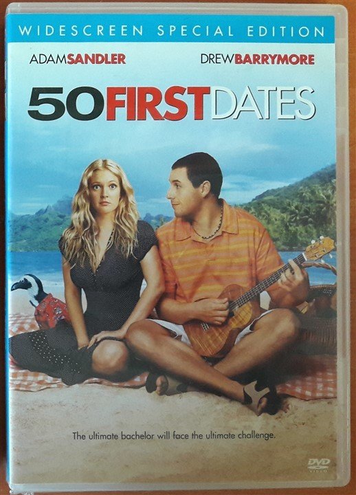 50 FIRST DATES - ADAM SANDLER - DREW BARRYMORE - DVD 2.EL 1. BÖLGE TR ALTYAZI YOKTUR