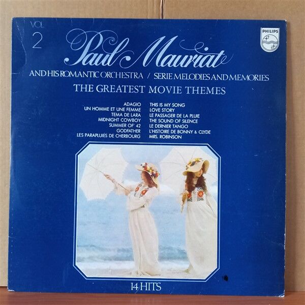 PAUL MAURIAT – THE GREATEST MOVIE THEMES VOL 2 (1974) - LP 2.EL PLAK