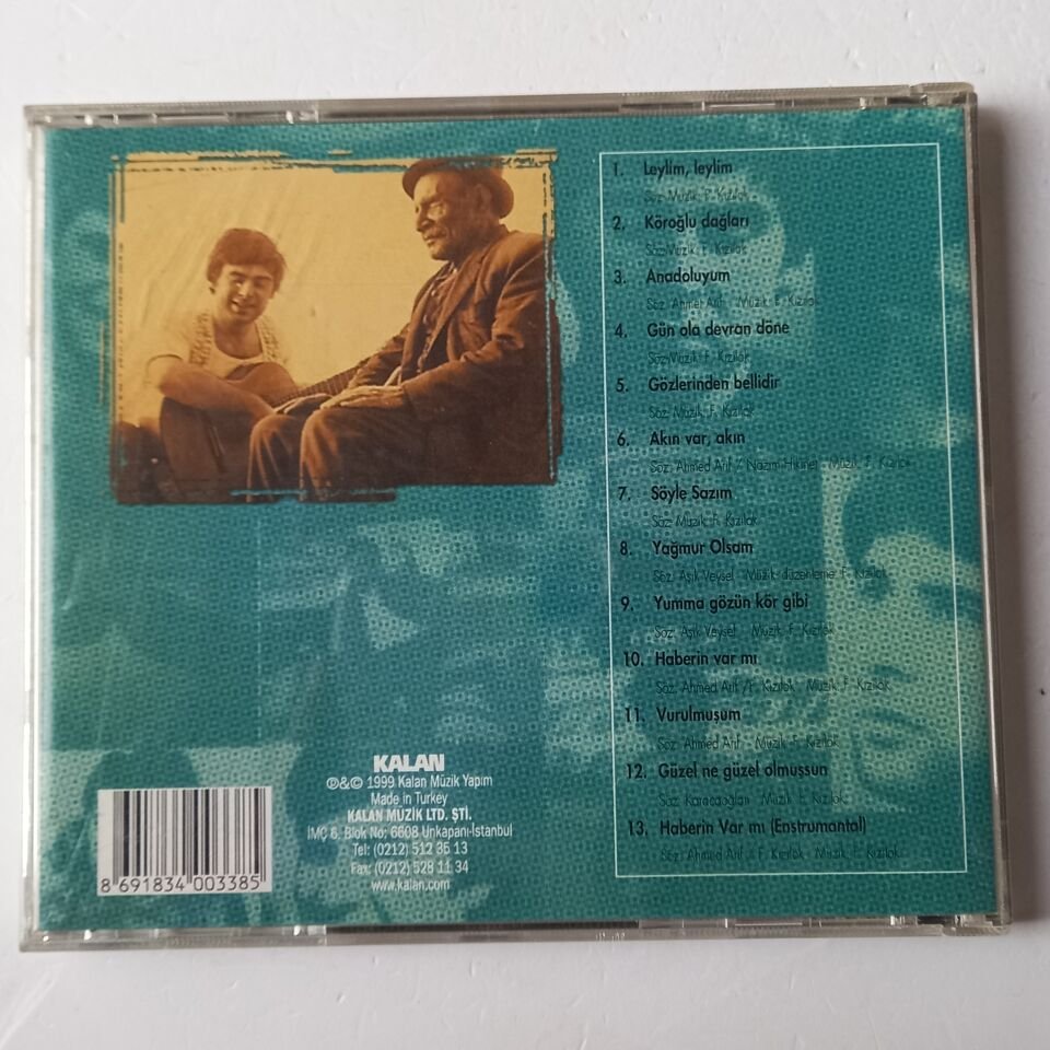 FİKRET KIZILOK – GÜN OLA DEVRAN DÖNE 1968-1971 (1999) - CD 2.EL